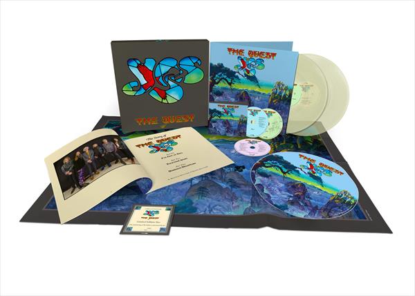 YES - The Quest. Deluxe Ltd Ed. Glow in the dark 2LP/2CD/Blu-ray box-set
